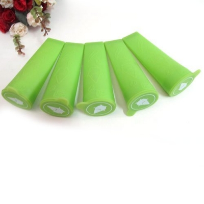 5pcs Silicone Push Up Ice Cream Jelly Lolly Pop For Popsicle Maker Mould Mold[99547]